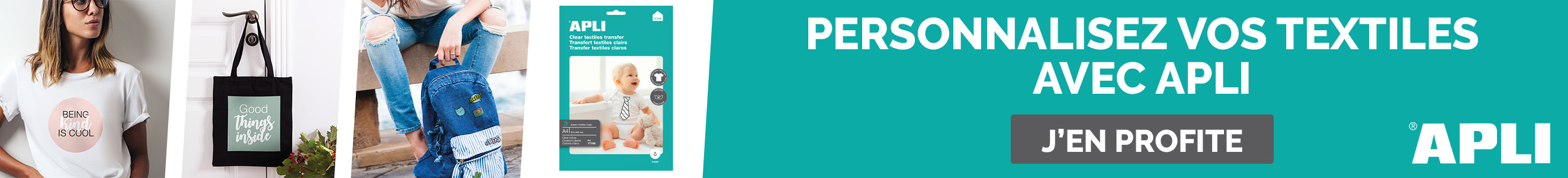 Personnalisez vos textiles avec Apli